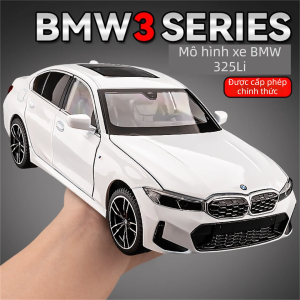 HEIMANBA | Mô hình xe hơi trẻ em 3 Series đúc chân thực tỷ lệ 1:24