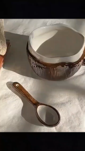 Coconut Shell Ceramic Mug Retro Hand-pinched Irregular Ceramic Coffee Cup Milk Tea Cup Milk Coffee Mug Drinking Utensils