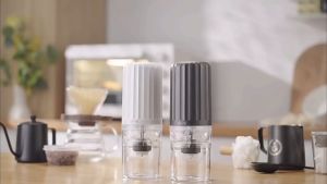 HHsociety เครื่องบดกาแฟไฟฟ้า USB ปรับความละเอียดได้ ไร้สาย สำหรับมืออาชีพ