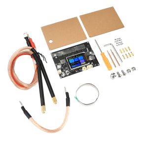 Bộ Hàn Điểm Màn Hình LCD Màu Di Động Thông Minh DC 3.6-15V 3000A Xung Kép DIY Dành Cho Hàn Tấm Nickel Pin 18650