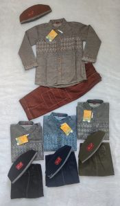 A&J SETELAN KOKO MUSLIM LENGAN PANJANG ANAK LAKI-LAKI USIA 3-13 TAHUN