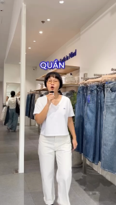 TheBlueTshirt - Quần jeans ống rộng kiểu dáng móng ngựa cúp nhẹ ở gối cho nữ - Uncle Horse Riding Jean