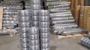 รั้วตาข่ายแรงดึงสูง รั้วถักปม (ช่องเท่า 4"x4" ยาว 50m) รั้วปศูนย์ ล้อมวัว ไก่ ล้อมที่ดิน ลวดชูบร้อนกันสนิม อายุการใช้งาน 30 ปี