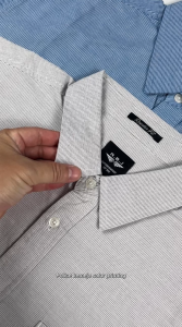 RBJ Kemeja Salur Printing Regular Fit Pria