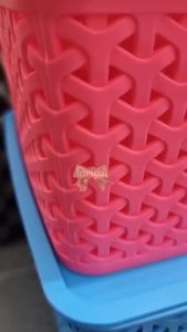 Trissa Keranjang Penyimpanan dengan Penutup / Storage Basket Kotak