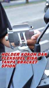MOTOWOLF Phone Holder Holder HP Bracket Spion Aluminium Aloy