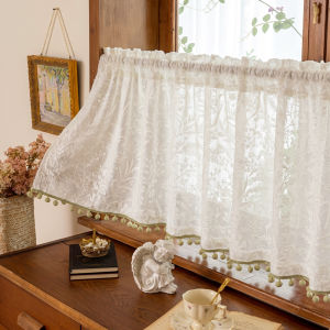 XILOUYUE | Translucent Privacy Sheer Curtain Light Blocking No Drill Installation