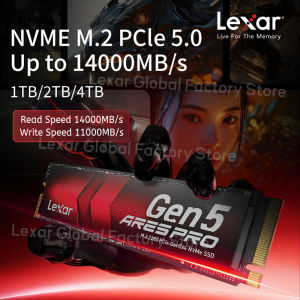 Lexar | Lexar ARES PRO SSD PCle5.0×4 NVMe m.2 2280 Solid State Drive 4TB 2TB 1TB Read Speed Up to 14000MB/s for PS5/Laptop/PC