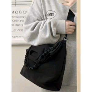 URBAN POWER Large Capacity Commuter Tote Bag Womens Casual Crossbody Bag Magnetic Buckle Soft Surface Pure Color