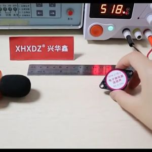 Còi báo động SFM-27 3-24VDC màu đen trắng ngẫu nhiên(kêu liên tục)