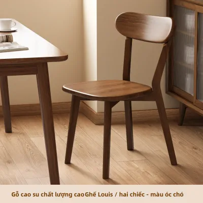 MU FENG ZHI NAN | Ghế Ăn Bằng Gỗ Thật Cho Nhà