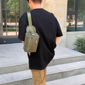 MENSPE แฟชั่นกระเป๋ากระเป๋าเอวของผู้ชายถุงกีฬากันน้ำได้ยูนิเซ็กส์ความจุขนาดใหญ่กระเป๋าสบาย ๆ สตรีทถุงสารเรืองแสงมัลติฟังก์ชั่กระเป๋าหน้าอกกระเป๋าเดินทางธุรกิจกระเป๋าเดินทางสำหรับผู้ชายผู้หญิง