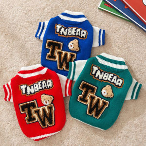 Warm Sweater for Small Dogs And Cats Spring Autumn Style Puppy Clothes Winter Thermal Coat Poodle Bichon Teddy Pomsky Schnauzer