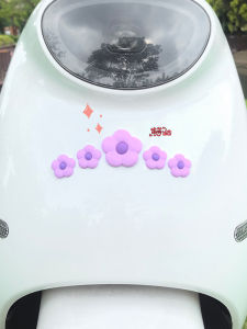 Miếng Dán Trang Trí Bảng Điều Khiển Xe Điện Hình Hoa Sáng Tạo Chống Va Đập Chống Trượt Chống Va Đập Cho Xe Điện Nhỏ