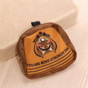 Travel Outdoor Color Collision Storage Coin Purse Mini Cartoon Mobile Phone Case Handheld Short Rope Bus Card ID Hanging Decorations