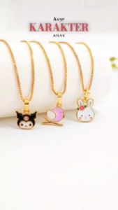 Nice Jewelry Kalung anak karakter lapis emas gold H133