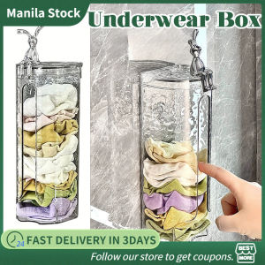 Wall Mounted Underwear Box Small Cloth Storage Box Wall Hanging Socks Sorting Box Wardrobe Socks Organisers