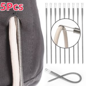 5ชิ้นเชือกยางยืดยืดหดได้เหล็กทนทานสปริงยางรัดไกด์สำหรับฤดูใบไม้ผลิอุปกรณ์เสริมสำหรับซ่อมเสื้อผ้าแบบทำมือ