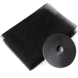 Màn Chống Muỗi Tự Dính DIY Rèm Cửa Chống Côn Trùng Lưới Chắn Cửa Sổ Bảo Vệ Nhà Cửa Vải Dệt Gia Dụng Cho Giường Và Vườn