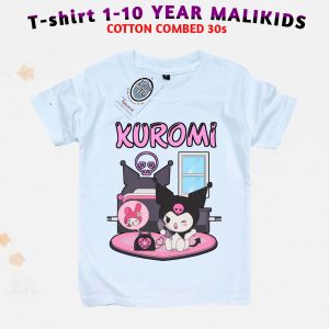 Baju atasan kaos Kuromi Melody hallo terbaru gemes lucu Anak Perempuan usia 1-10 tahun