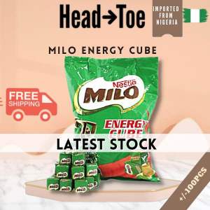 【𝐒𝐆 𝐒𝐓𝐎𝐂𝐊】Nestle 100pcs Milo Energy Cube HALAL Snack Chocolate Candy Tibits 275g 100cubes