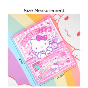 Kuromi Stickers Reusable Sticker Book Sticker for Kids Kuromi Book Kids Activity Buku Sticker Buku Stiker Buku Kanak Kanak