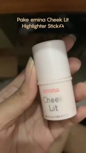 Emina Cheek Lit Highlighter Stick Nudetwinkle 7 g Creamy to Powdery Texture Non Greasy Subtle Glow Highlighter Glowing
