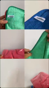 Khăn Lau Microfiber 50x50 – Lau Xe Chuyên Dụng Siêu Thấm Không Xơ – Homeinno