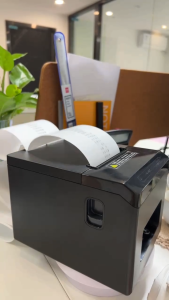80mm เครื่องพิมพ์บิล USB+BT เครื่องพิมพ์สลิป Loyverse Shopefood Grab พิมพ์ความกว้าง เครื่องพิมพ์ความร้อน เครื่องพิมพ์บลูทูธ เครื่องพิมพ์ใบเสร็จ เครื่องพิมพ์สลิป ใบเสร็จ