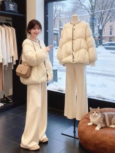 XUECAIQI | High-Quality Relaxing Winter Outfit Two-Piece Set