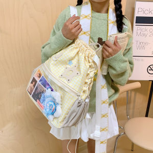 Casual Stroll Autumn Winter New Style Womens Backpack Doll Travel Camping Bag Square Shape Zipper Closure Childrens Bag