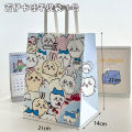 Cute Cartoon Large Capacity Handheld Gift Bag Kawaii Paper Bag Girl Heart Design Eco-Friendly Customizable National Delivery. 