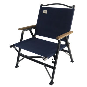 Areffa อลูมิเนียมกลางแจ้งขาเตี้ยพับได้เก้าอี้ตกปลาแบบพกพาลานตั้งแคมป์พนักพิงเก้าอี้