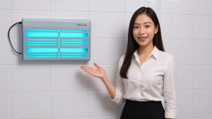 Đèn diệt côn trùng PTech-30G - Đèn bẫy côn trùng công nghiệp tặng 5 tấm keo