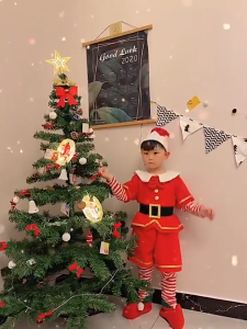 Santa Claus Costume For Kids 110-170CM Parent-Child Christmas Costume Elf Costume For Kids Christmas Costumes For Kids Girl/Boy Outfit New Year Party