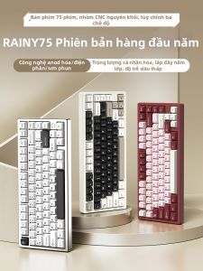 Bàn Phím Cơ Chế Độ Không Dây Tùy Chỉnh Nhôm