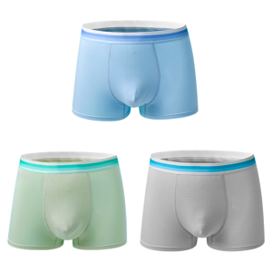 Quần lót boxer MiiOW cho bé trai  bằng lụa thoáng khí kháng khuẩn thấm hút - mùa hè