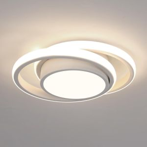 LED Ceiling Lights 32W Stepless Dimming Wall Switch Modern Design Ceiling Lighting Fixtur for Hallway Balcony Bedroom Corridor