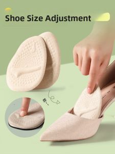 XIANZHAO | Anti-Slip High Heel Shoe Inserts Half Size Pad Change Large Shoes To Small Loafers Comfortable Forefoot Pads Footwear Accessories