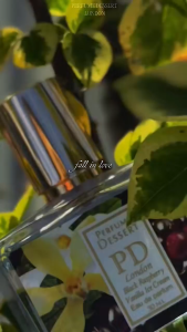 Perfume Dessert PD Black Raspberry Vanilla Ice Cream 30ml Eau De Parfum Long Lasting Scent Gourmand Edition