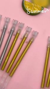 Pulpen Tinta Samoyed Pulpen Tinta Warna Putih/Emas/Silver Gel Ink Pen Metalic Pen PTT