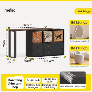 MEISD | Bàn Trang Điểm và Tủ Quần Áo Phong Cách Retro Thép
