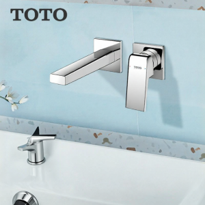 Wall-mounted Hot and Cold Water Faucet