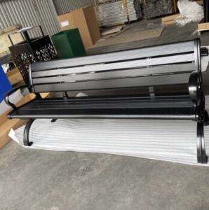 Ghế băng dài 1m8 có tựa lưng ghế nhôm đúc sân vườn công viên ngoài trời chất liệu cao cấp VHP11