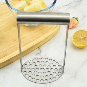 Stainless Steel Potato Masher Sweet Potato Masher Potatoes Pusher Pressed Masher Heavy Duty Kitchen Tool for Mashing Potatoes