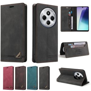 Wallet With Card Slot RFID Blocking Kickstand Magnetic Flip Artificial Leather Case For Xiaomi Redmi 17C Shockproof Cover