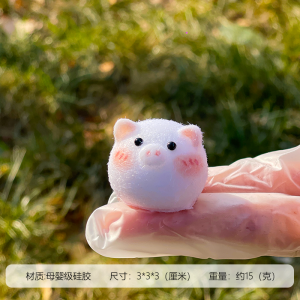 Đồ Chơi Lợn Silicon Thực Tế Đồ Chơi an Toàn Không Độc Hại Cho Trẻ Em Quà Tặng Ngày Lễ Đồ Chơi Mô Phỏng Động Vật Cho Bé Gái