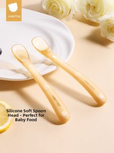 Usbettas | Silicone Baby Feeding Spoon for Newborns and Toddlers