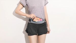 Famenr【พร้อมส่ง】กระเป๋ากีฬากลางแจ้ง กระเป๋าคาดเอวใส่โทรศัพท์มือถือกันน้ำสำหรับผู้ชายและผู้หญิง