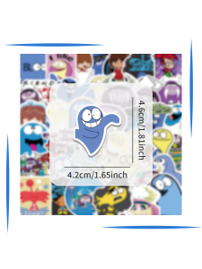 Fantasy Friends Cartoon Stickers Waterproof Decorations for Phone Case Power Bank Notebook Scrapbooking Box Fridge Desktop